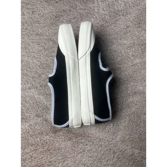 Vans Mary Jane Ballerina Black Women’s Sz 5 Athletic Shoe Black Sneaker New - Picture 8 of 11